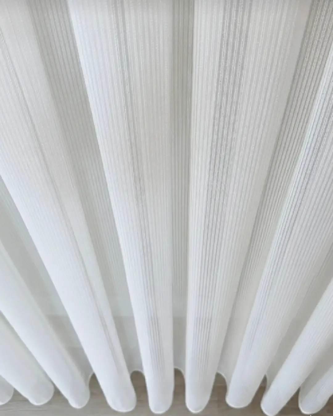 burgulu Çizgili tül perde – modern desen, ağır Ğıramajlı, Özel Ölçü & pile seçenekli burgulu Çizgili tül perde – modern desen, ağır Ğıramajlı, Özel Ölçü & pile seçenekli