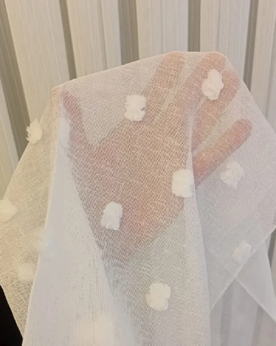 Perdeshop | Online Tül Perde, Fon Perde ve Aksesuarları ponponlu tül perde – salon oturma odası Çocuk odası – İsteğe Özel Ölçü & pile seçenekli