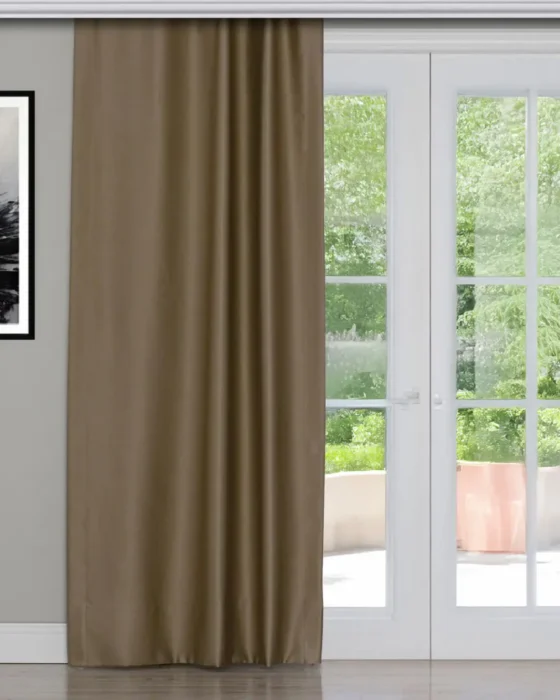 Perdeshop | Online Tül Perde, Fon Perde ve Aksesuarları acık kahve blackout fon perde – işık geçirmez karartma perde