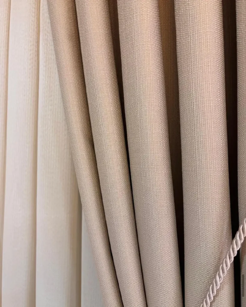 Perdeshop | Online Tül Perde, Fon Perde ve Aksesuarları bej düz keten fon perde – Ütü gerektirmez & Özel Ölçü
