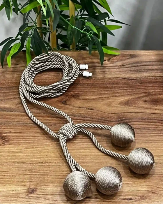 Bej tavan baglama bracol - Perde toplama