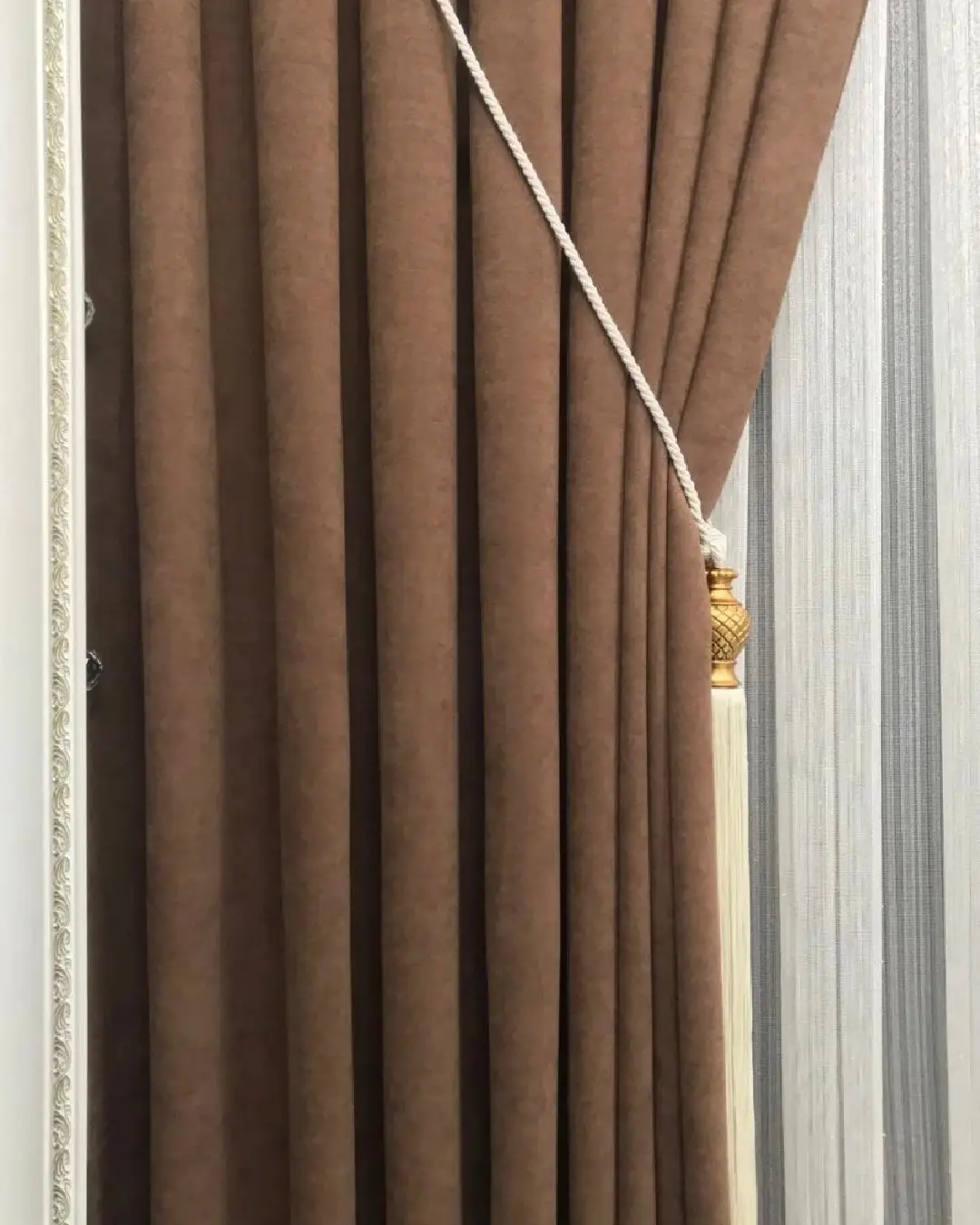 kahve rengi lüks panama fon perde – dökümlü ve Ütü gerektirmez kahve rengi lüks panama fon perde – dökümlü ve Ütü gerektirmez