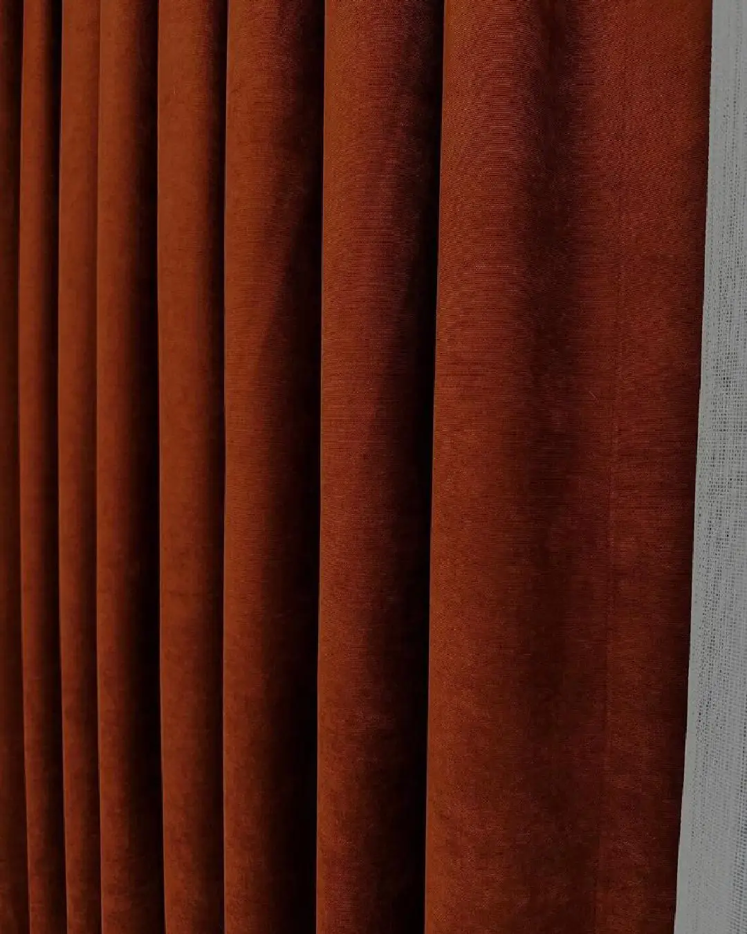 kiremit rengi lüks panama fon perde – dökümlü ve Ütü gerektirmez kiremit rengi lüks panama fon perde – dökümlü ve Ütü gerektirmez