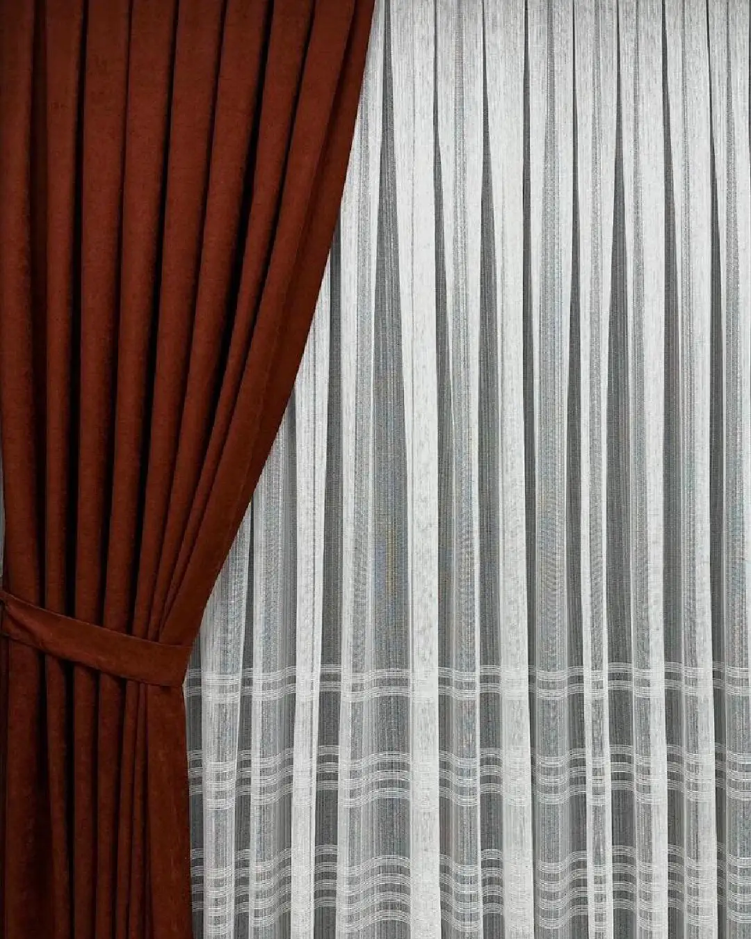 kiremit rengi lüks panama fon perde – dökümlü ve Ütü gerektirmez kiremit rengi lüks panama fon perde – dökümlü ve Ütü gerektirmez