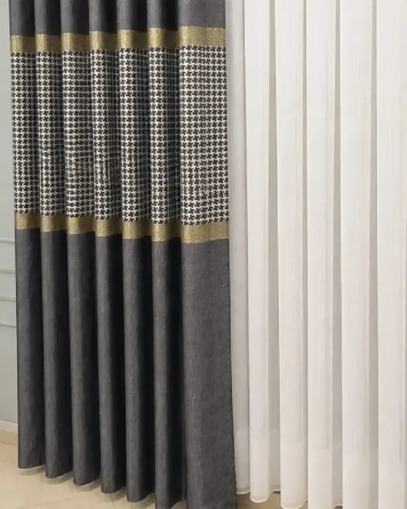 Perdeshop | Online Tül Perde, Fon Perde ve Aksesuarları pano fon perde kazayagı antrasit 4