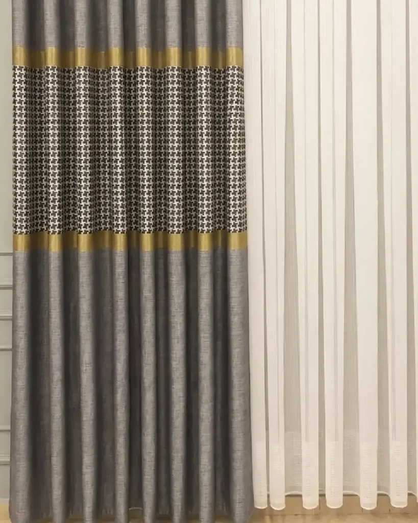 Perdeshop | Online Tül Perde, Fon Perde ve Aksesuarları pano fon perde kazayagı gri 7