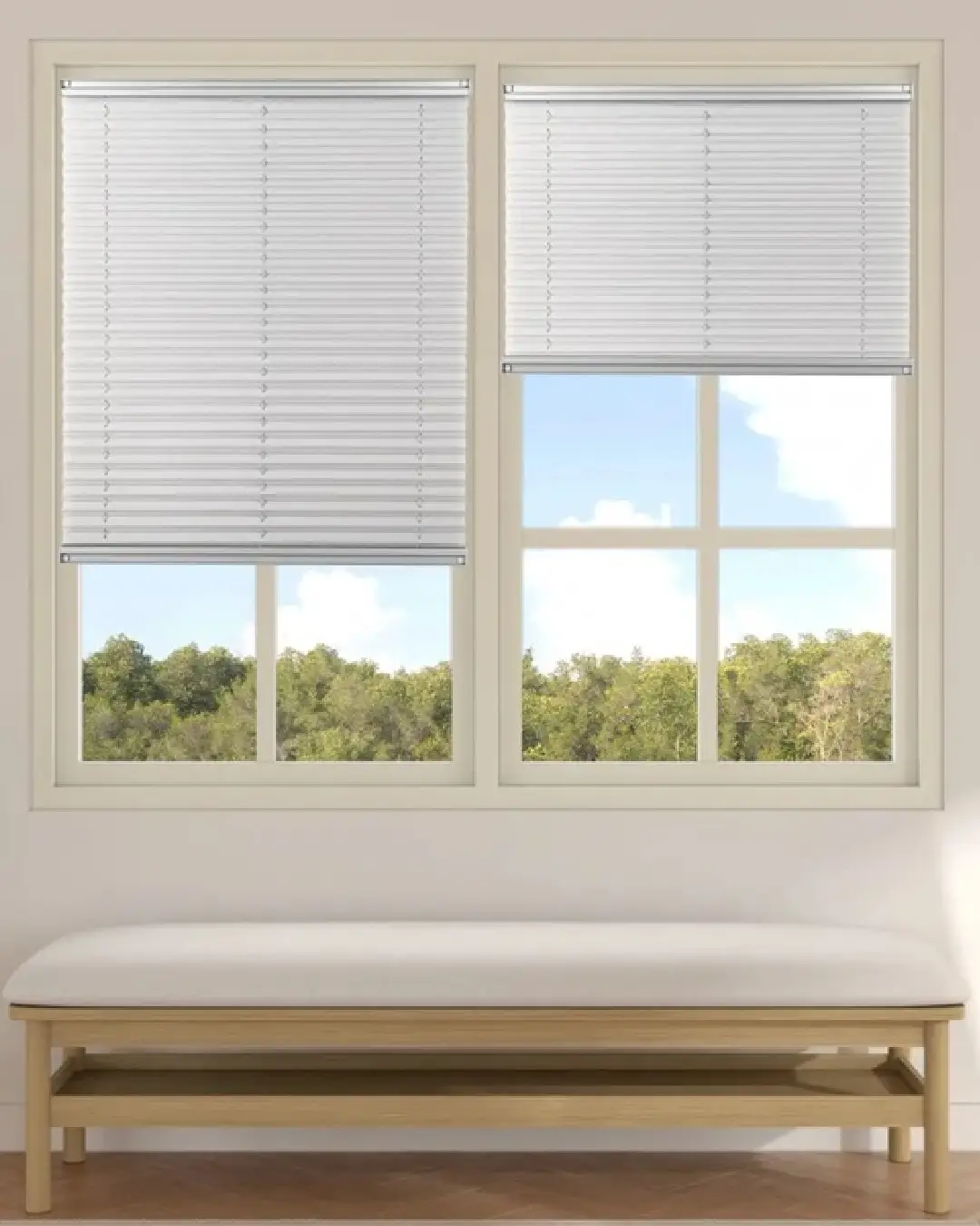 beyaz plise perde modern cam balkon ve pencere Çözümü (güneşlik & gizlilik) beyaz plise perde modern cam balkon ve pencere Çözümü (güneşlik & gizlilik)