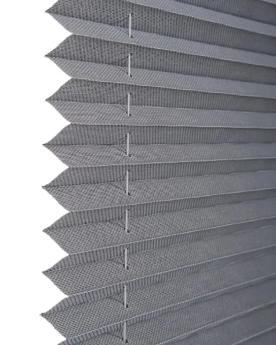 gri plise perde modern cam balkon ve pencere Çözümü (güneşlik & gizlilik)