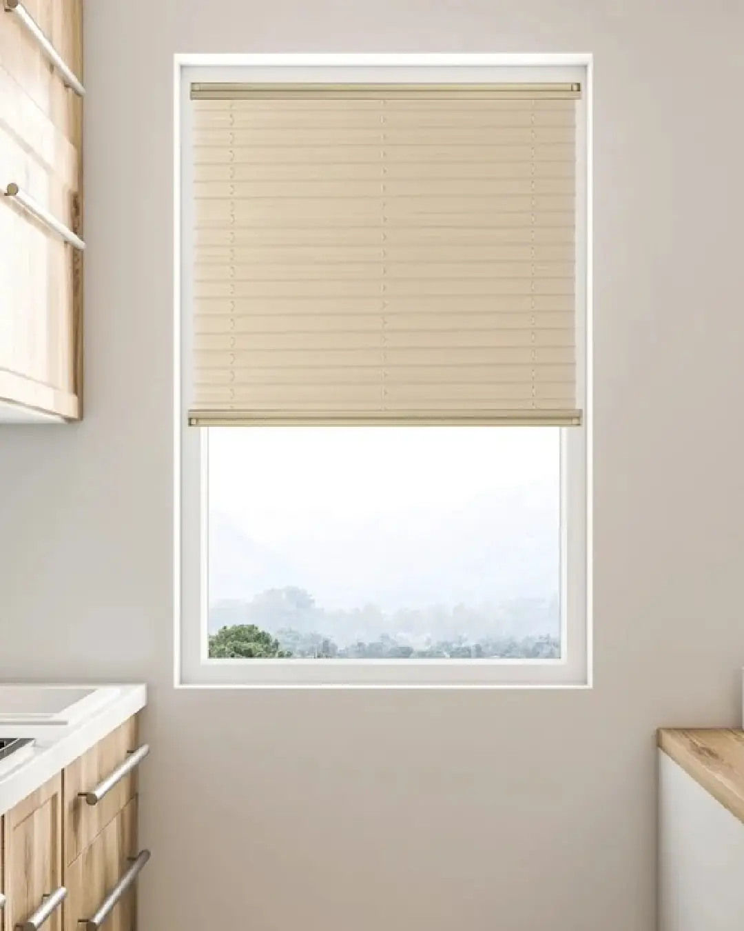 krem plise perde modern cam balkon ve pencere Çözümü (güneşlik & gizlilik) krem plise perde modern cam balkon ve pencere Çözümü (güneşlik & gizlilik)