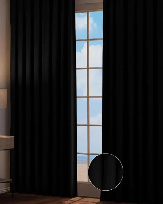 Perdeshop | İndirimli Perde Çeşitleri - Kaçırılmayacak Fırsatlar siyah blackout (karartma) perde işık geçirmez isı yalıtımlı Şık ve modern